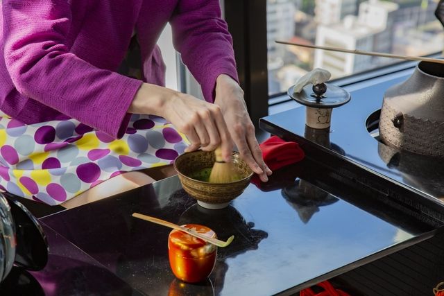 trà đạo trên tháp tokyo trà đạo trên tháp tokyo
